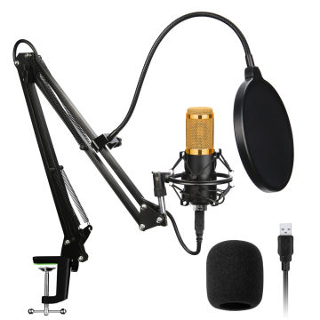 GPUB Microphones BM800 Studio Kits: Good Quality Cheap Recording Condenser Microphone Kit for Podcasts