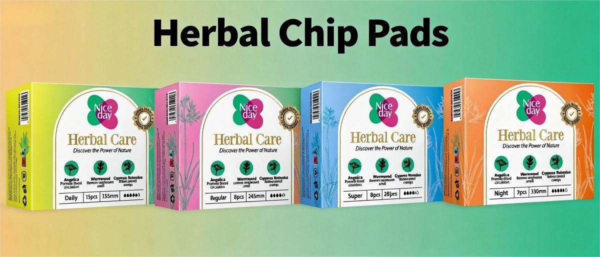 2 herbal chip pads