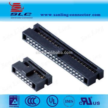 1.27mm pitch IDC Socket Connector,10~100Pin Female DIP Plug connector