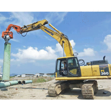 K350 High Frequency Hydraulic Vibration Pile Hammer