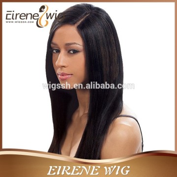 Brazilian silky straight full lace human hair wigs for black women