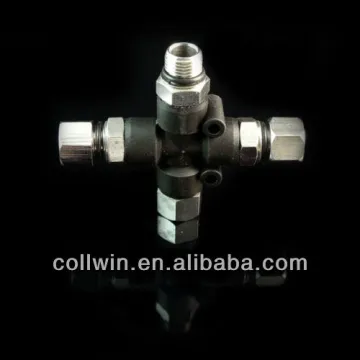 Airbrush Spray Gun 3 way Air Hose Splitter Fitting Connector Part 1/8"