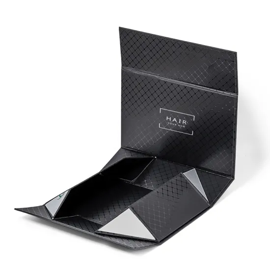 Custom cardboard rigid gift magnetic closure folding boxes