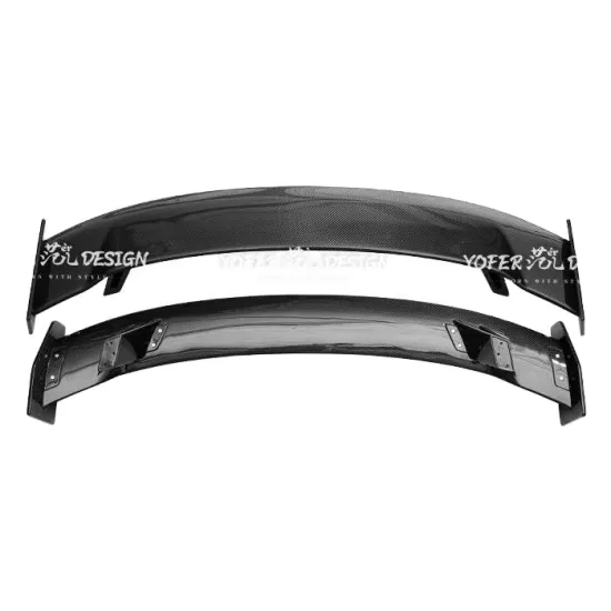 Audi TTRS Carbon Fiber Diffuser and Rear Trunk Spoiler Kit