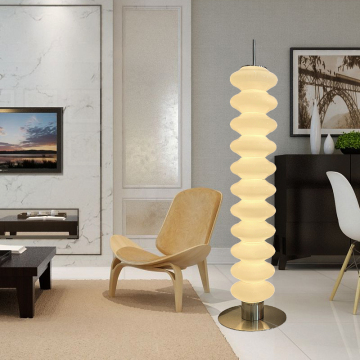 Modern Black Iron Aluminum Floor Lamp for Home Decoration