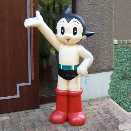 Japanese cartoon anime action figure fiberglass astro boy statue