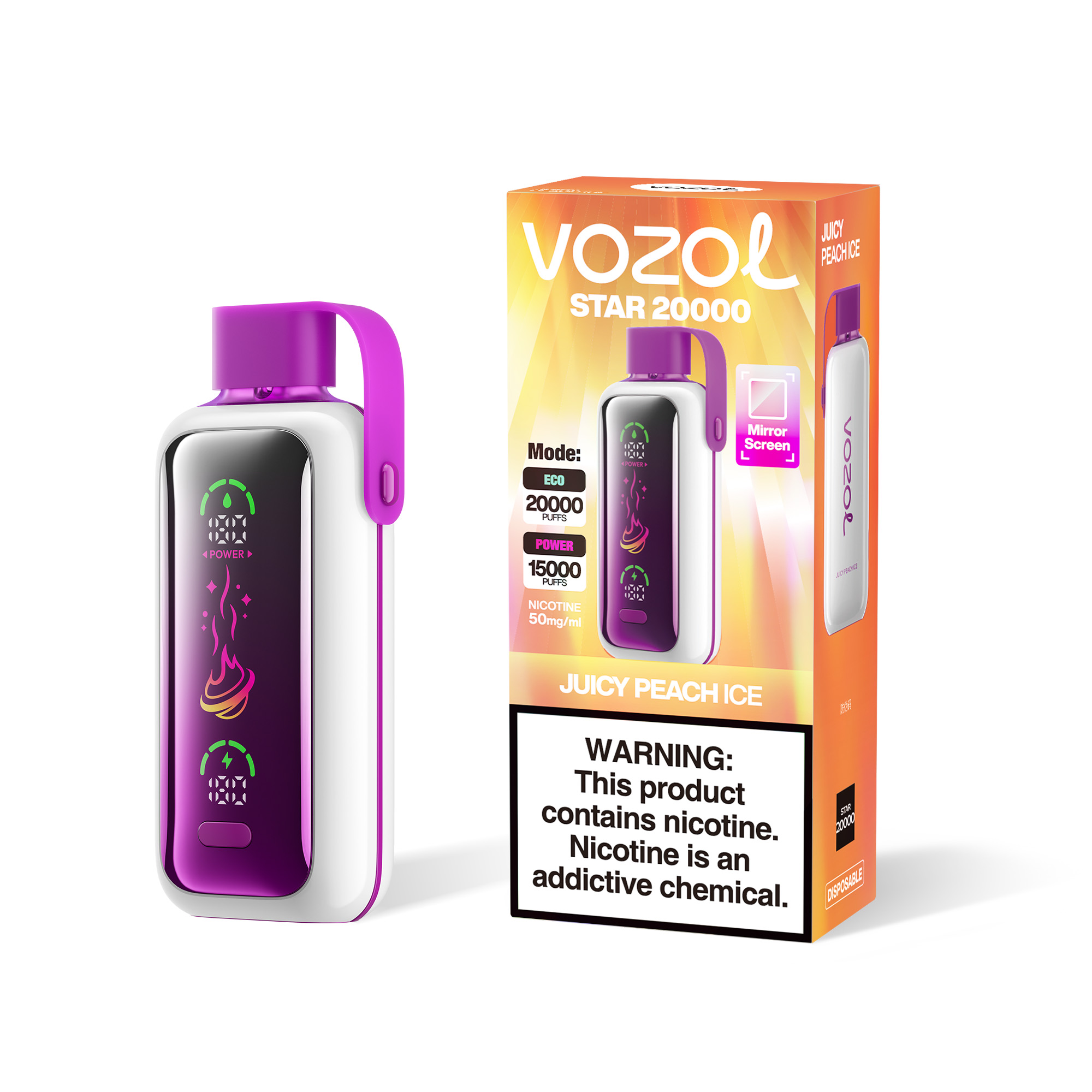 Vozol star 20k puffs vape sekali pakai