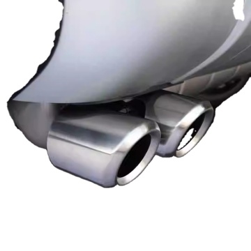 Custom 4-Outlet Square Exhaust Pipe for Land Rover Defender 20-24 Years - Black Samurai Tail 007 Version