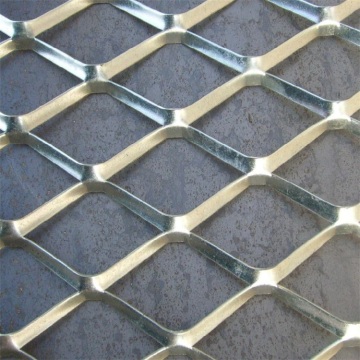Powder Coated Flattened Expandable Diamond Sheet Metal Mesh