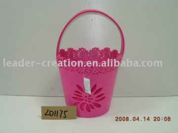 Felt Bucket  Decoration