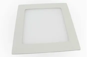 12w 60hz Square Led Flat Panel Light 2835 Smd For Hotel , 90v - 265v Ac