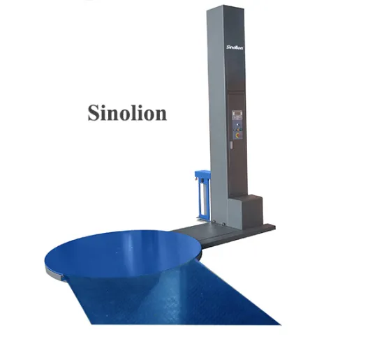 High efficiency pallet wrapper with side film carriage