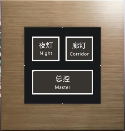 Smart hotel switch button dry contact switch