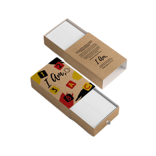 Scatole per imballaggio di biscotti per alimenti scorrevoli in carta con manicotto e divisori