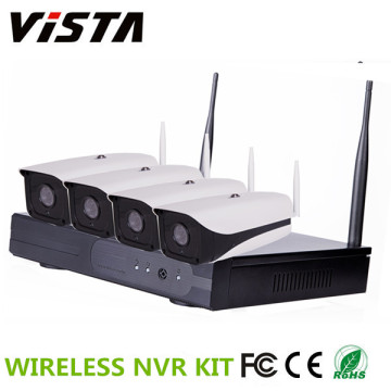 1mp 720P 4CH Outdoor WIFI IP Camera NVR Kit