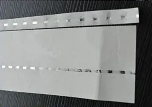 Security fiber thread, windowed security thread with hologram, security hologram thread