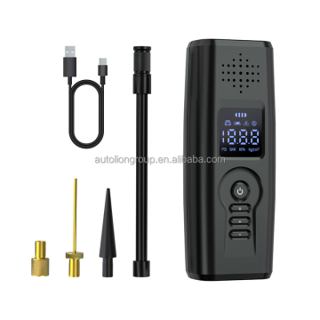 Mini Portable Car Jump Starter with 5V Power Bank and Air Compressor