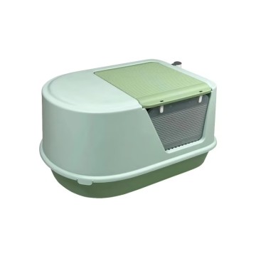 Large High Sided Cat Litter Box Washable Plastic Toilet Tray Durable Reusable Easy Cleaning Pet Supplies
