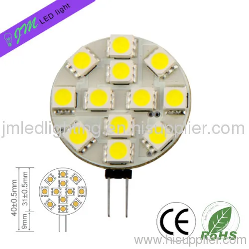 12smd G4 Led Light 2w 160lm Manufacturer 