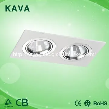 2*5W led light,protection grille ceiling lighting