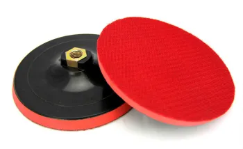 Rotary polisher EVA PU plate backing pad with hook and loop