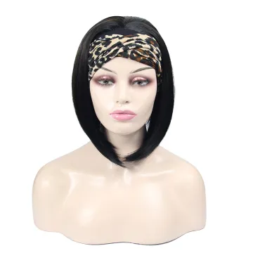 Wholesale synthetic wigs front lace synthetic hair wigs with highlights wholesale prices headband bob wig