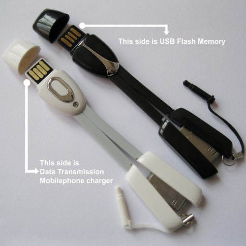 USB Flash Drive with USB Charger for iPhone (FT-6202)