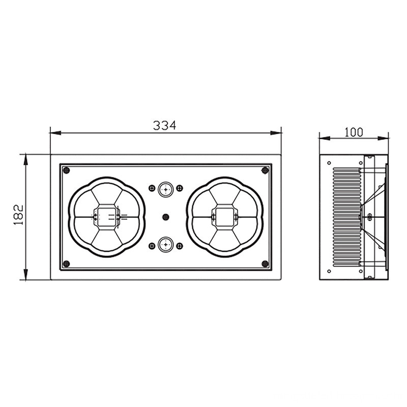 Aquaponics grow trays 300W led grow light panel