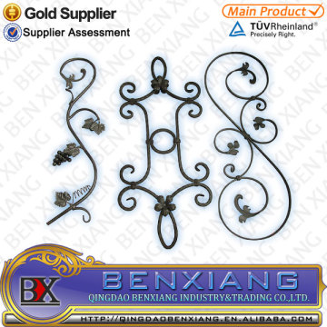 wrought iron decorative fence rosettes