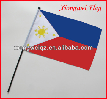 polyester Phillipines flag for hand