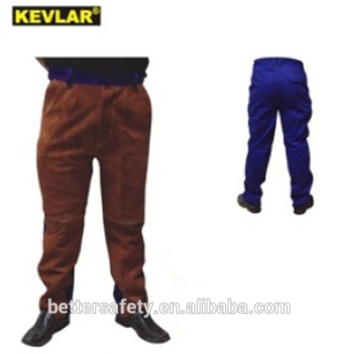 Coffee FR Cotton Mens Flame Retardant Clothing, Welding Pants