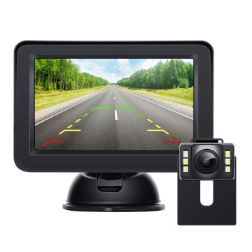 Monitor della telecamera della retrovisione della retrovisione dell'auto da 4,3 pollici cablato