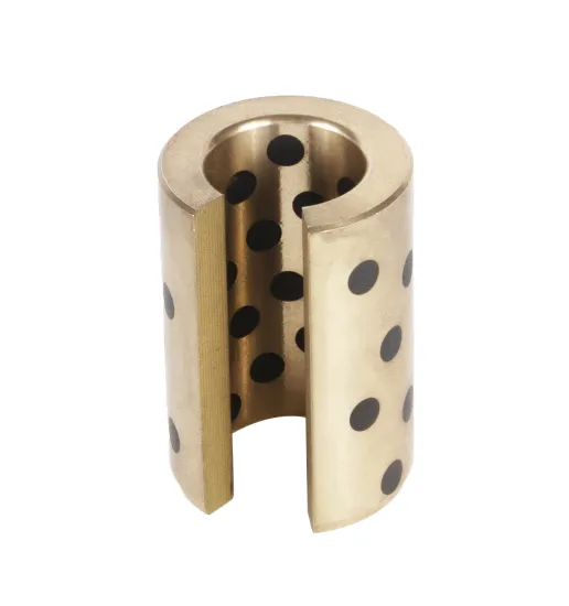 High Force Brass Graphite Copper Sleeve Self Lubricating Bushing Casting Solid Bearing