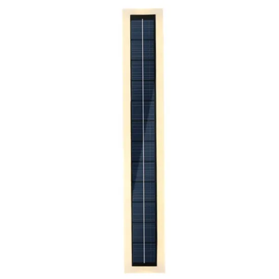 IP65 Single Color Solar LED Linear Wall Light 600-2000mm Porch Lamp