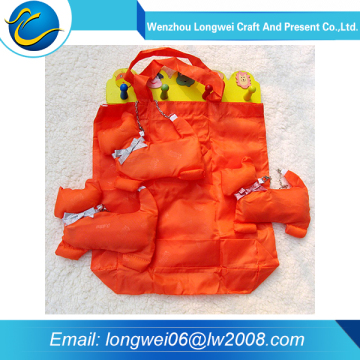 Luxury Style eco printing polyester foldable shopping bags