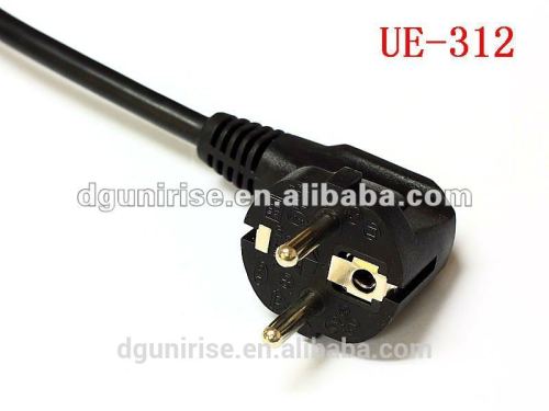 EU power cord with plug