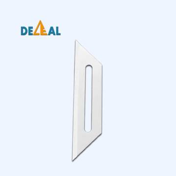 Blade di taglio in ceramica ad alto contenuto di zirconia resistente all'usura.
