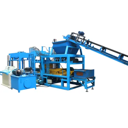 QT5-15 Hydraulic Concrete Block Machine | Holland Interlock Brick Equipment