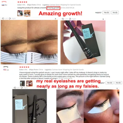 OMY LADY Hot Selling Super Lash Serum 5ML Sample - Nourishing Eyelash Growth Liquid