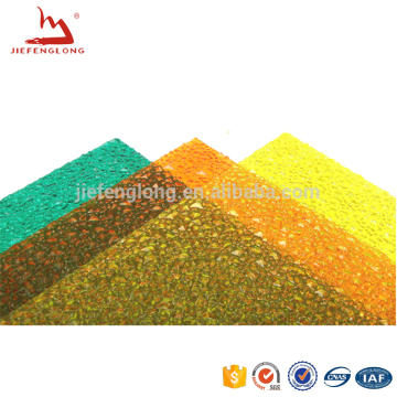 anti-uv colored blue polycarbonate sheet