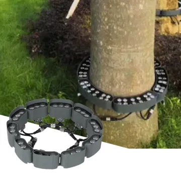 Waterproof RGB LED Palm Tree Ring Light 3W/6W for Garden Landscape with Warm White 3000K