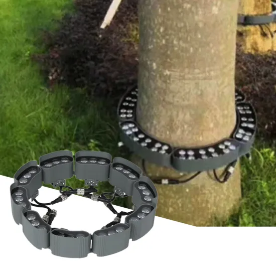 Waterproof RGB LED Palm Tree Ring Light 3W/6W for Garden Landscape with Warm White 3000K