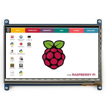 7 Inch IPS Capacitive Touch Panel TFT LCD Module Screen Display for Raspberry Pi 3 B+/4B: USB Open Frame Monitor