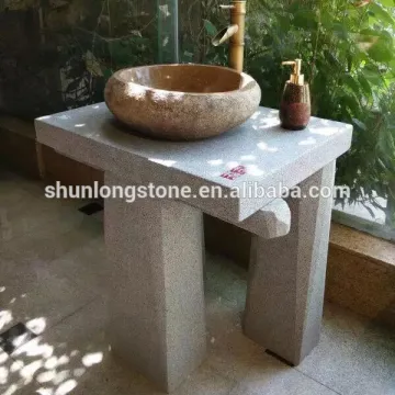 Granite table and sink,wahing Basin stone