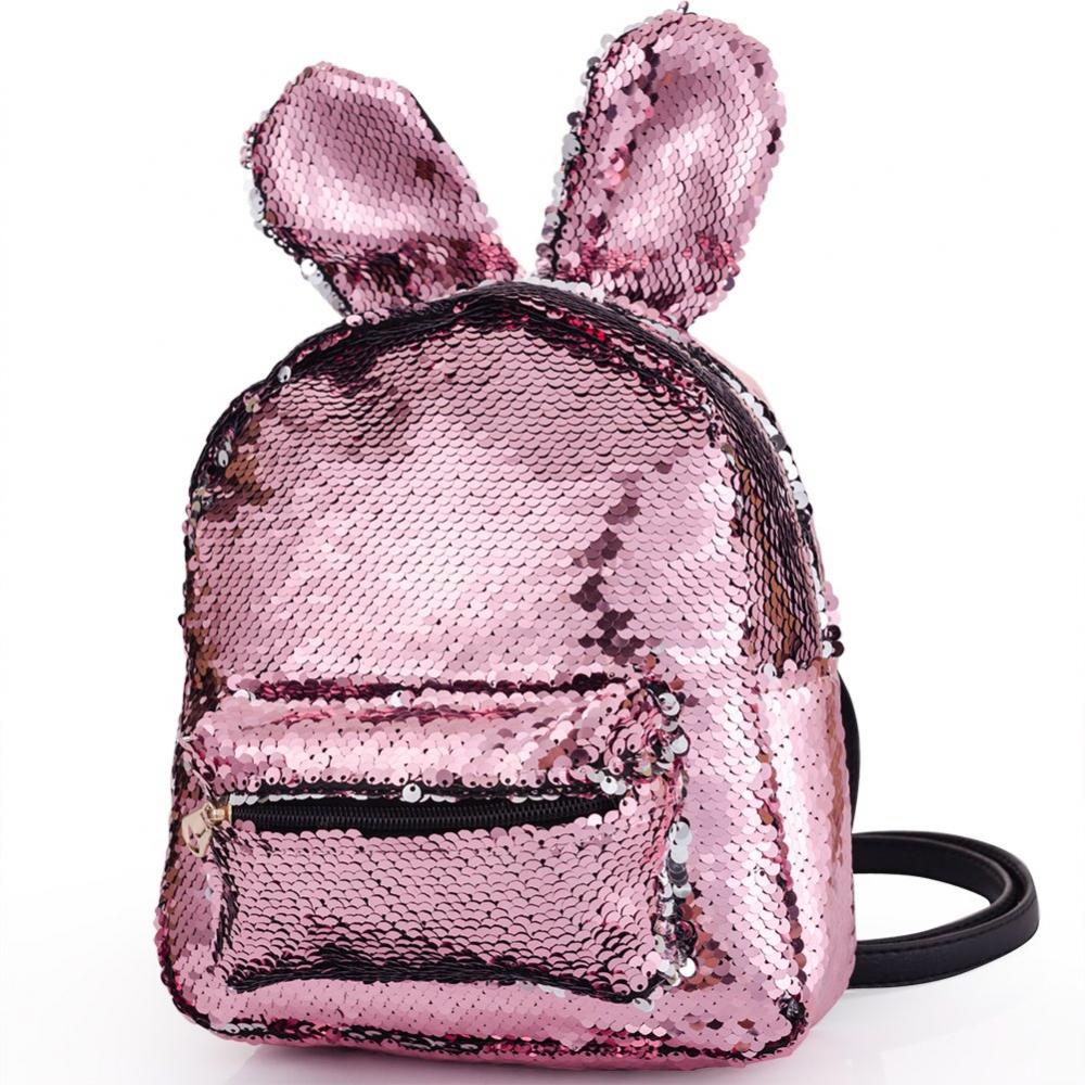 Rabbit Sequin Backpack 2 Rabbit Sequin Backpack 2