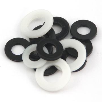 DIN125 White Black Plastic Nylon Plain Washer M8 M10