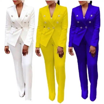 Ladies' New Arrivals: Solid Color Suits & Business Pants