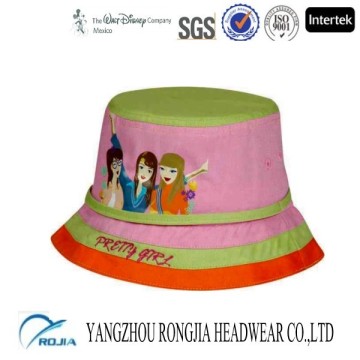 Printing Children Cotton Bucket new born baby girl Hat