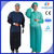 long spun bonded pp nonwoven disposable isolation gowns