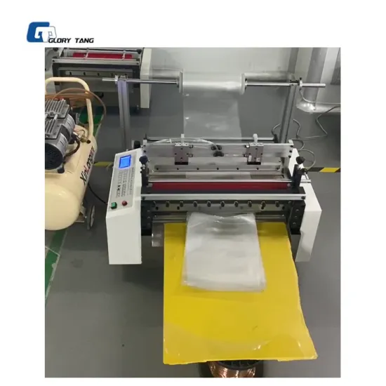 Automatic Film, Plastic Bag, and Paper Roll Cutting Machine with Heat Sealing Function